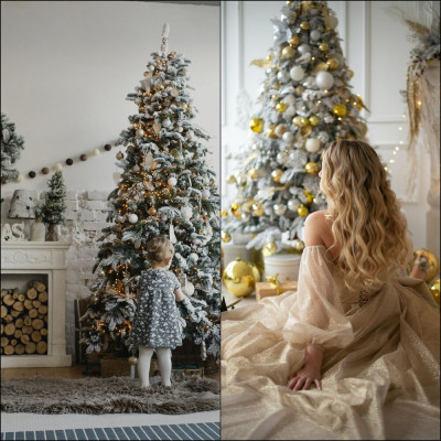 Vánoční stromek Smrk Premium zasněžený 180 cm