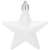 Hvězdy 7cm, sada 6ks, vánoční ozdoby CA1147