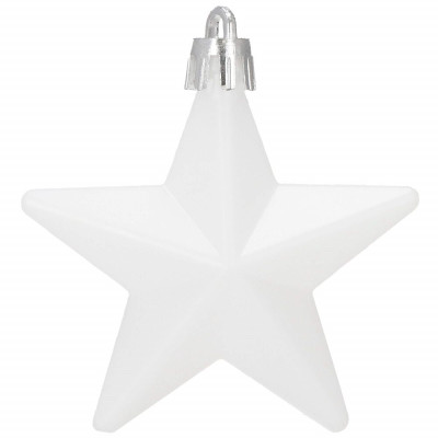 Hvězdy 7cm, sada 6ks, vánoční ozdoby CA1147
