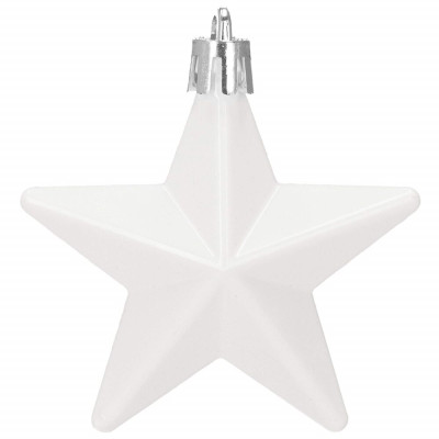 Hvězdy 7cm, sada 6ks, vánoční ozdoby CA1147
