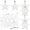 Hvězdy 7cm, sada 6ks, vánoční ozdoby CA1147