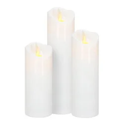 LED svíčka s pohyblivým plamenem 15 cm 2xAA SPRINGOS HA7555