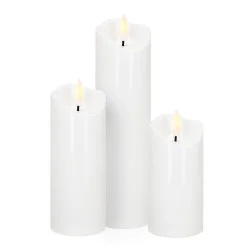 LED svíčka s pohyblivým plamenem 13,5 cm 2xAA SPRINGOS HA7552