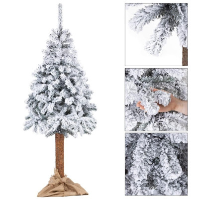 Vánoční stromek Smrk zasněžený na kmínku 220 cm