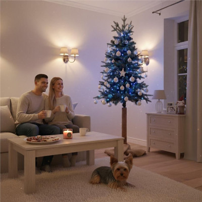 Vánoční stromek Smrk přírodní na kmínku 220 cm