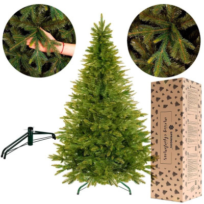 Vánoční stromek Smrk DeLuxe přírodní 240 cm