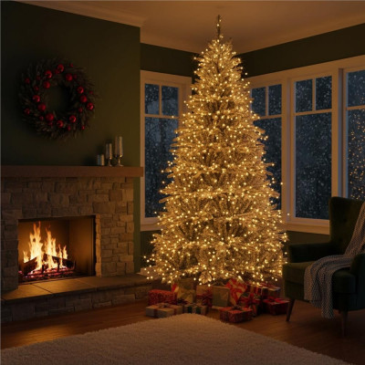 Vánoční stromek Smrk DeLuxe zasněžený 220 cm