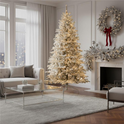 Vánoční stromek Smrk DeLuxe zasněžený 220 cm