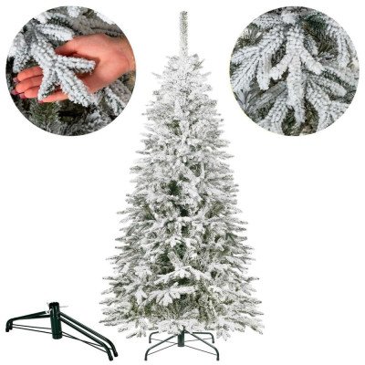 Vánoční stromek Smrk DeLuxe zasněžený 220 cm