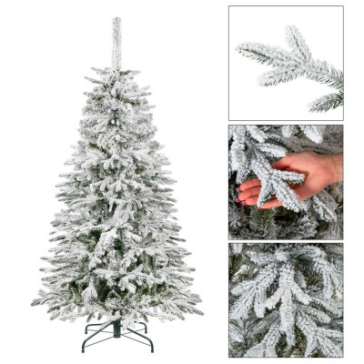 Vánoční stromek Smrk DeLuxe zasněžený 180 cm