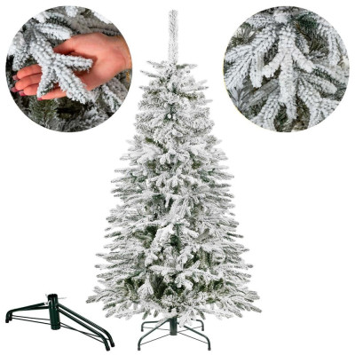 Vánoční stromek Smrk DeLuxe zasněžený 180 cm