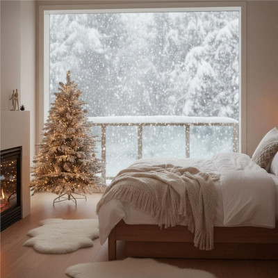 Vánoční stromek Smrk DeLuxe zasněžený 150 cm