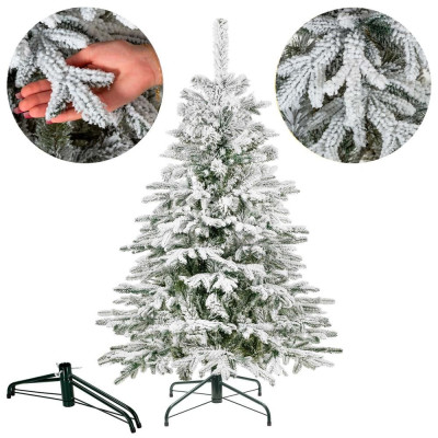 Vánoční stromek Smrk DeLuxe zasněžený 120 cm