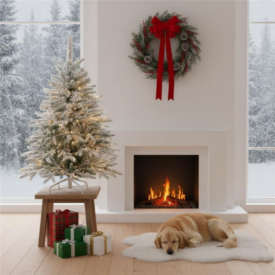 Vánoční stromek Smrk DeLuxe zasněžený 120 cm