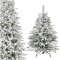Vánoční stromek Smrk DeLuxe zasněžený 120 cm