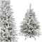 Vánoční stromek Smrk DeLuxe zasněžený 120 cm