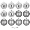 CA1535 SADA VÁNOČNÍCH KOULEK 10 CM 12 KS.