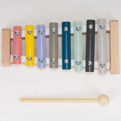 Dřevěné hudební nástroje sada 8ks SPRINGOS KG0061