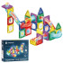 Barevná kreativní stavebnice s 66 díly umožňuje nespočet originálních sestavení ve stylu tobogánu se svítícími LED kuličkami. Průhledné magnetické bloky různých velikostí se snadno spojují a rozvíjejí dětskou představivost, logické myšlení i jemnou motoriku. Skvělá zábava pro malé i větší děti od 3 let.
