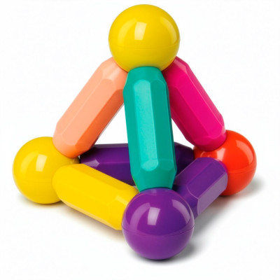 Magnetická stavebnice 100 dílů SPRINGOS KG0051