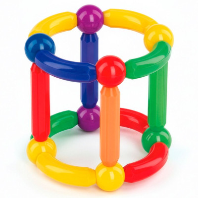 Magnetická stavebnice 100 dílů SPRINGOS KG0051