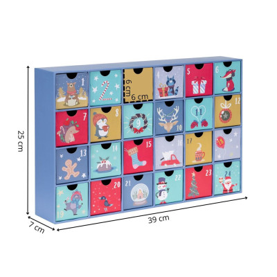 Adventní kaledář 39x25 cm SPRINGOS CA1507