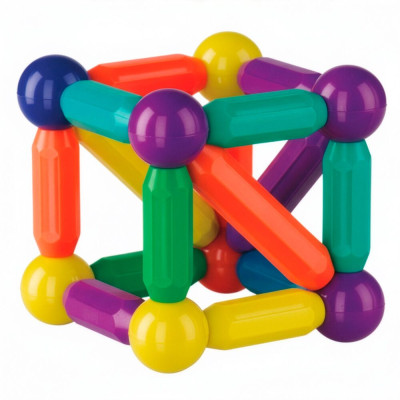 Magnetická stavebnice 128 dílů SPRINGOS KG0050