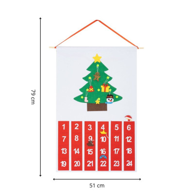 Adventní kaledář 51x79 cm SPRINGOS CA1473