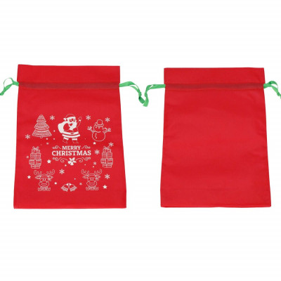 Dárková taška 36x25 cm Merry Christmas červená, vánoční dekorace