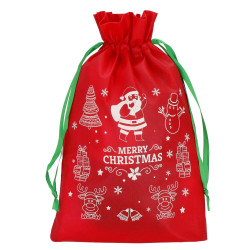 Dárková taška 36x25 cm Merry Christmas červená, vánoční dekorace