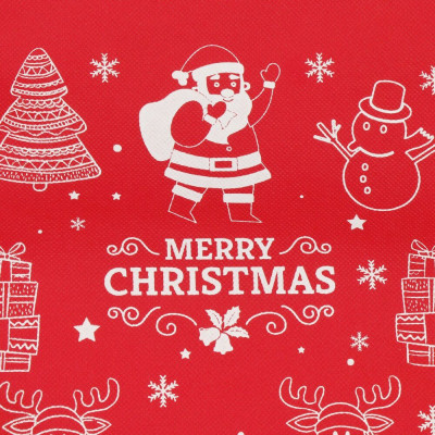 Dárková taška 36x25 cm Merry Christmas červená, vánoční dekorace