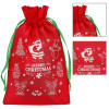 Dárková taška 36x25 cm Merry Christmas červená, vánoční dekorace