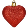 Srdíčka červená sada 8ks, vánoční ozdoby CA1156