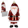 Santa Claus 13 cm červený, vánoční ozdoba