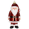 Santa Claus 13 cm červený, vánoční ozdoba