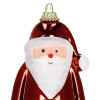 Santa Claus 13 cm červený, vánoční ozdoba