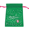 Dárková taška Merry Christmas zelená, vánoční dekorace