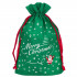 Dárková taška Merry Christmas zelená, vánoční dekorace