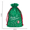 Dárková taška Merry Christmas zelená, vánoční dekorace