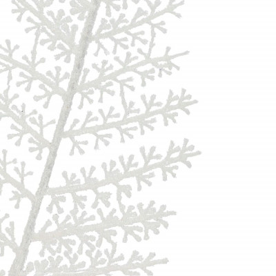 List kapradiny bílý 44 cm, vánoční dekorace