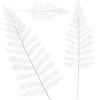 List kapradiny bílý 44 cm, vánoční dekorace