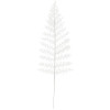 List kapradiny bílý 44 cm, vánoční dekorace