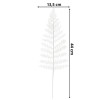 List kapradiny bílý 44 cm, vánoční dekorace