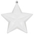 Vánoční hvězda bílá 16x15 cm, vánoční ozdoba