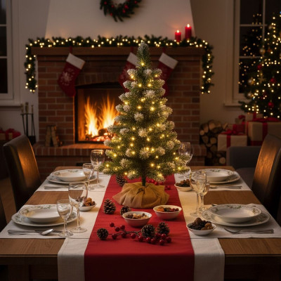 Vánoční stromek Borovice zasněžená 60 cm