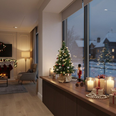 Vánoční stromek Borovice zasněžená 60 cm