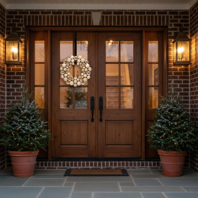 Háček na dveře 38 cm černý SPRINGOS 1467