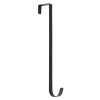 Háček na dveře 38 cm černý SPRINGOS 1467