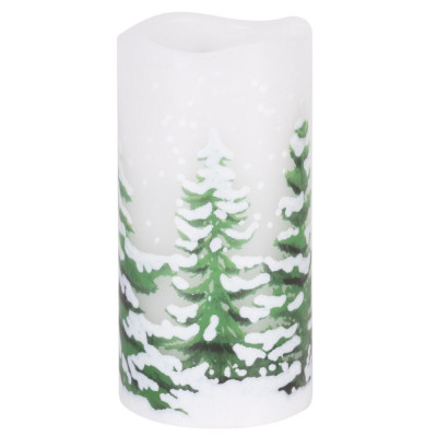 Led svíčky se vzorem sada 3ks 3xAAA SPRINGOS CA1455