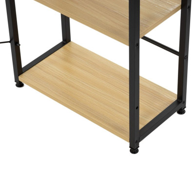 Psací stůl 120x48x122 cm SPRINGOS HF0047 světle hnědý